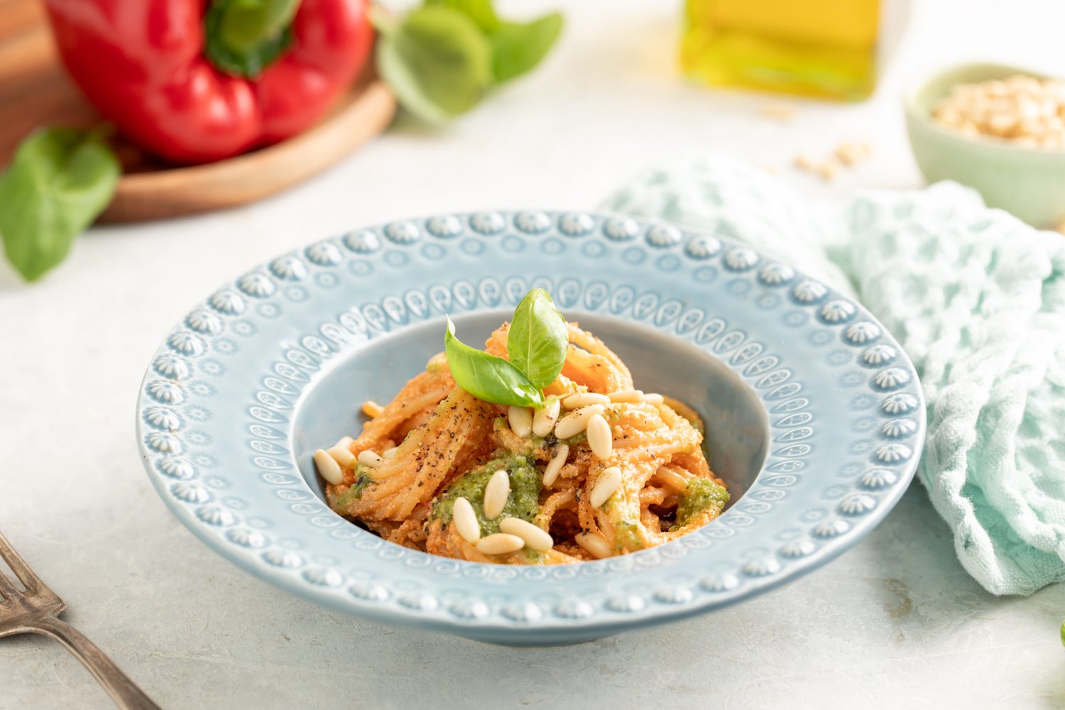 Spaghetti integrali con spiedini di tofu ricette